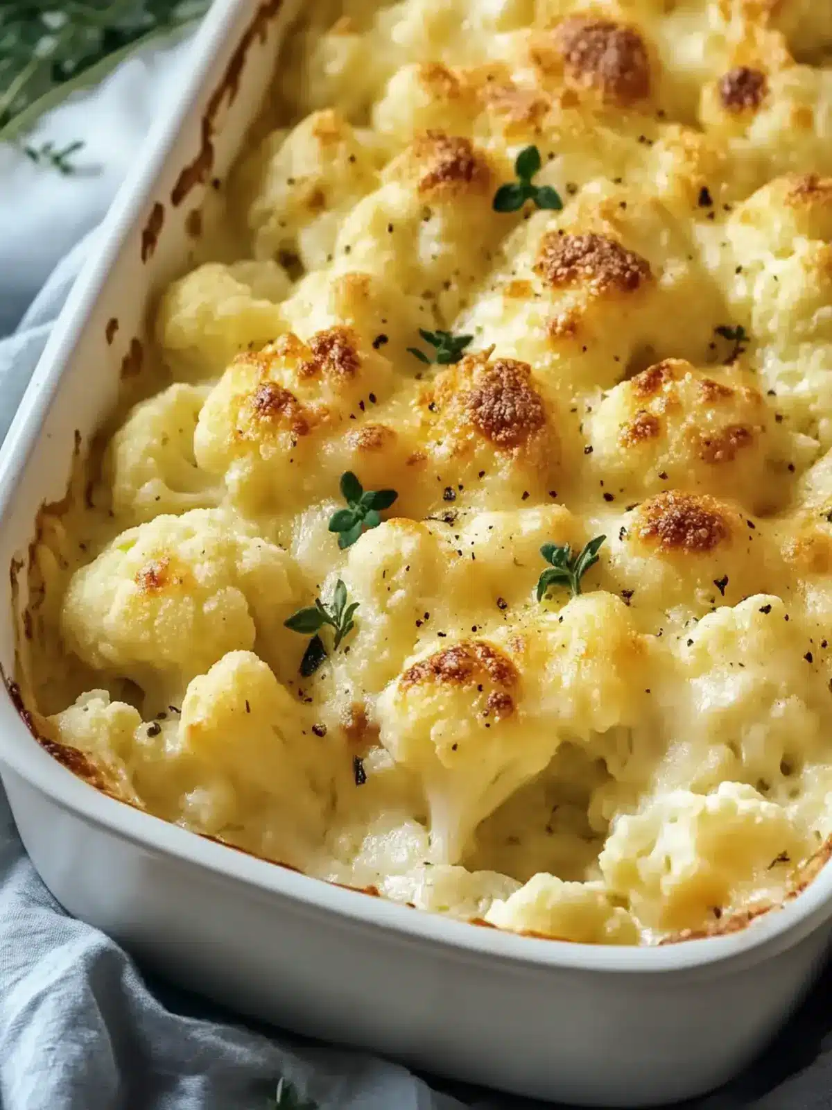Cheesy Cauliflower Au Gratin: The Ultimate Comfort Side Dish 2 Cheesy Cauliflower Au Gratin