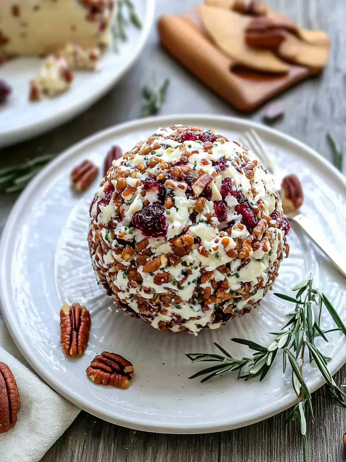 Deliciously Simple Cranberry Pecan Goat Cheese Ball Recipe 4 Cranberry Pecan Goat Cheese Ball