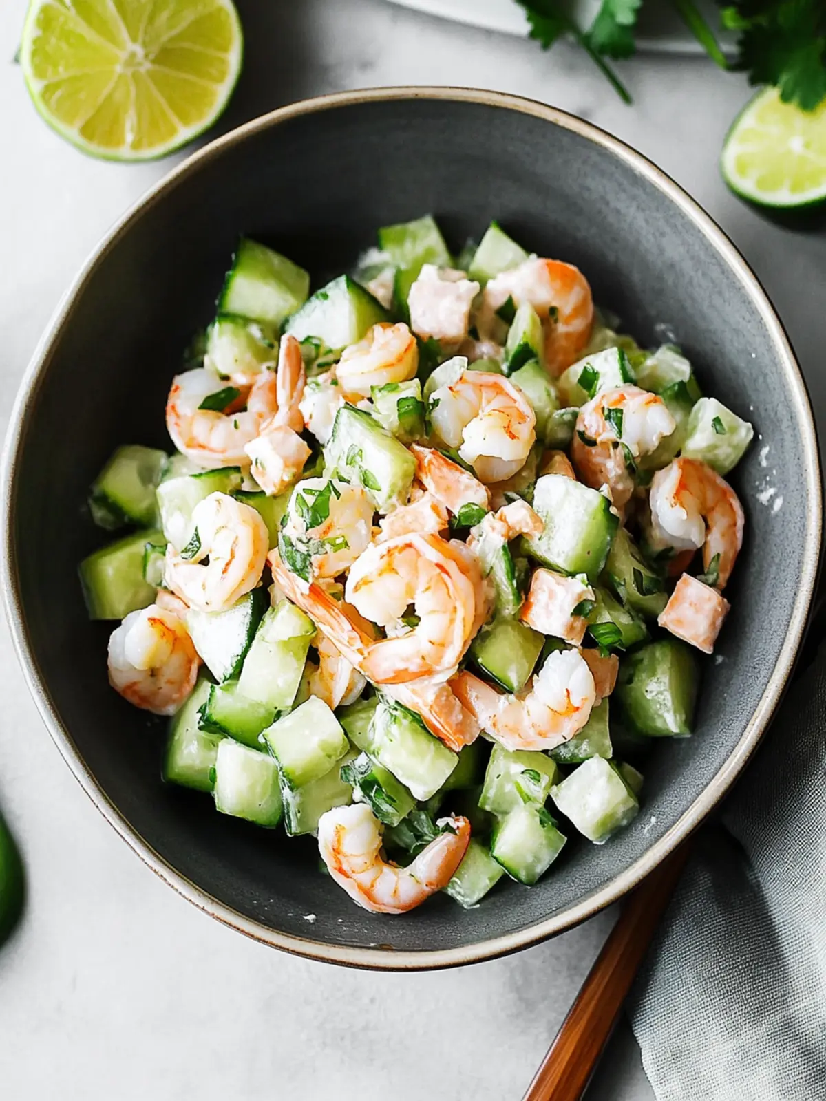 Cucumber Shrimp Salad: Quick, Healthy Bliss for Summer Days 2 Cucumber Shrimp Salad