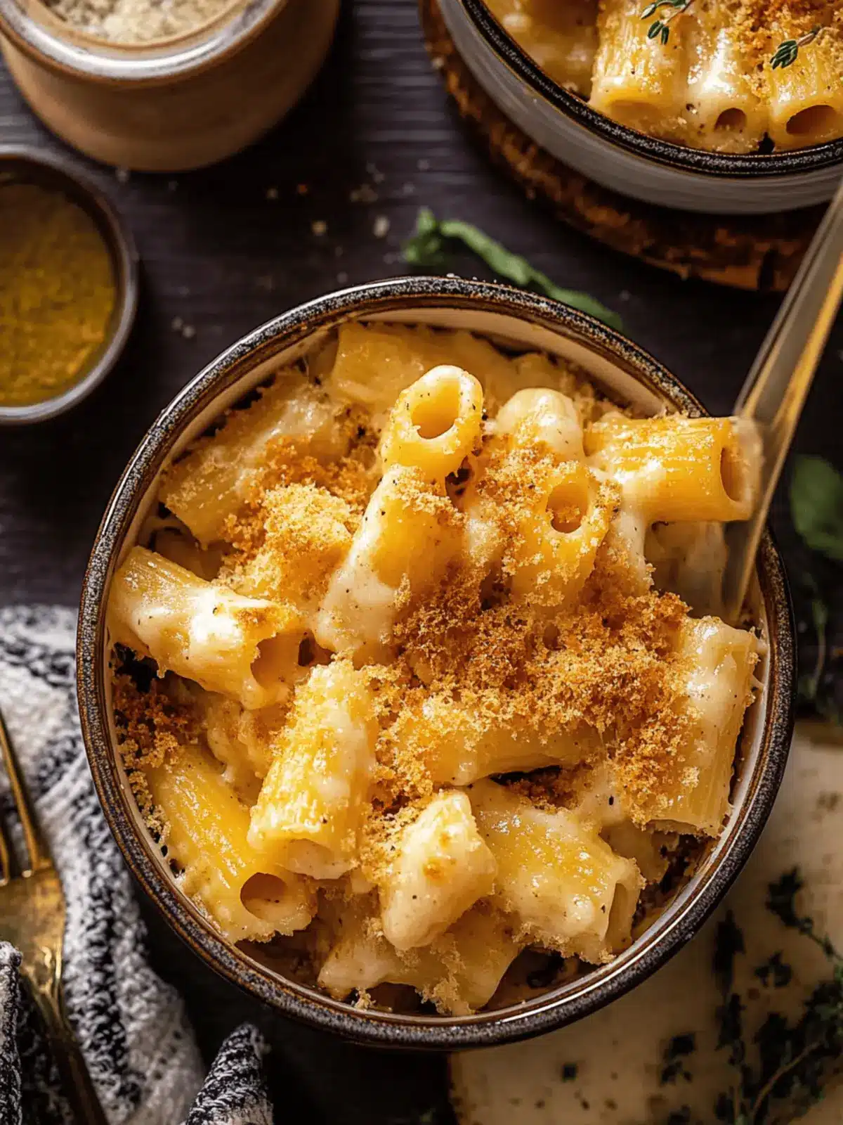 Smoky Baked Mac + Cheese Rigatoni That's Ultra Creamy and Delicious 3 Smoked Baked Mac + Cheese Rigatoni