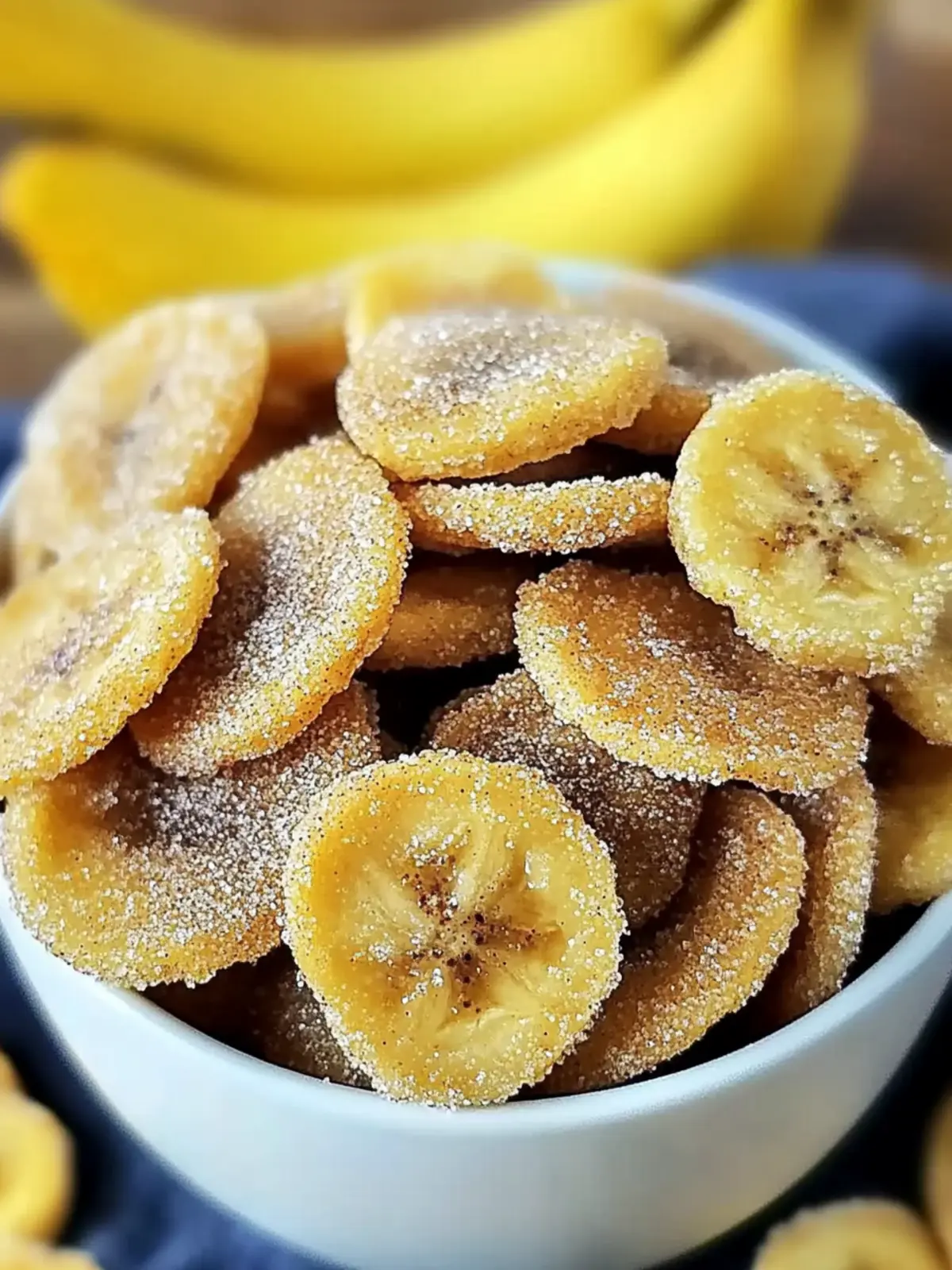 Crispy Cinnamon Sugar Banana Chips That You'll Crave Daily 3 Crispy Cinnamon Sugar Banana Chips