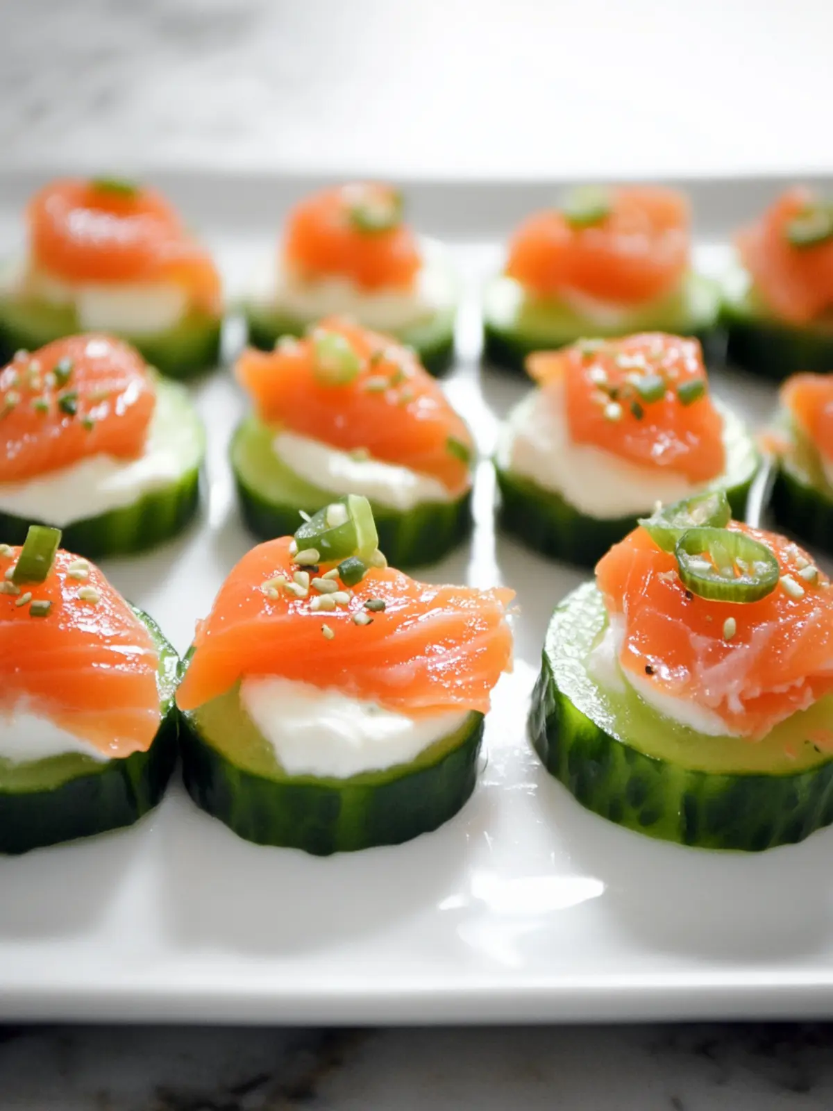 Cucumber Bites with Smoked Salmon for Effortless Entertaining 4 Cucumber Bites with Smoked Salmon