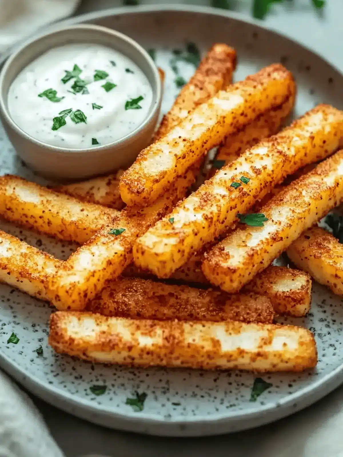Air-Fried Halloumi Fries with Spicy Yogurt Dip You ll Love 4 Air-Fried Halloumi Fries with Spicy Yogurt Dip