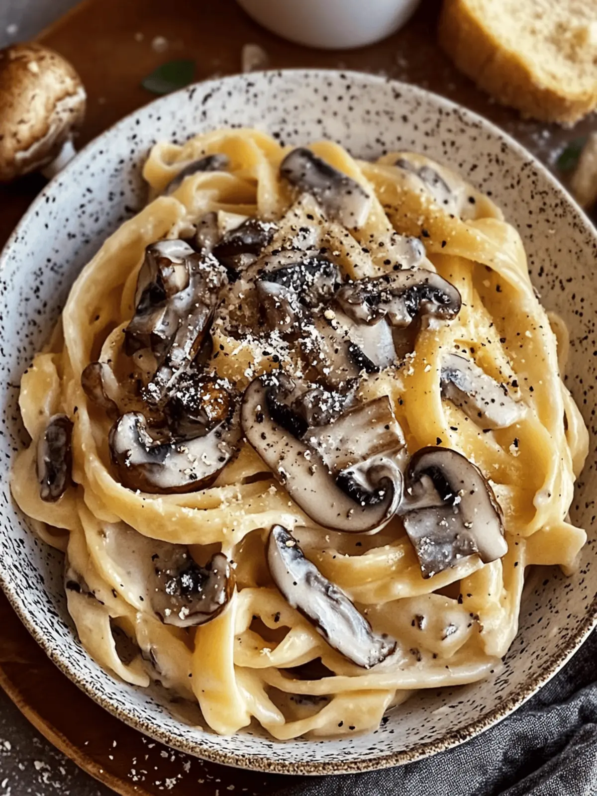 Savor Creamy Truffle & Mushroom Pasta for Ultimate Comfort 3 Creamy Truffle & Mushroom Pasta