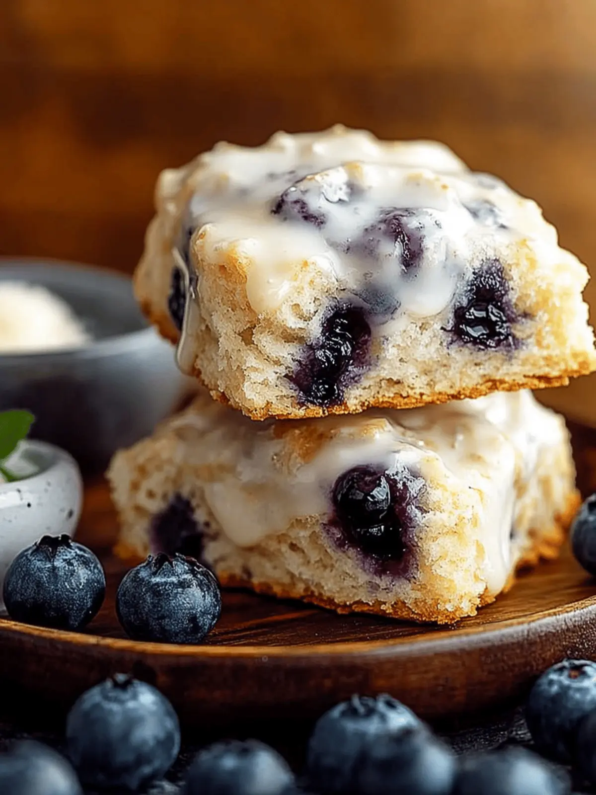 Blueberry Butter Swim Biscuits with Zesty Lemon Glaze Delight 4 Blueberry Butter Swim Biscuits