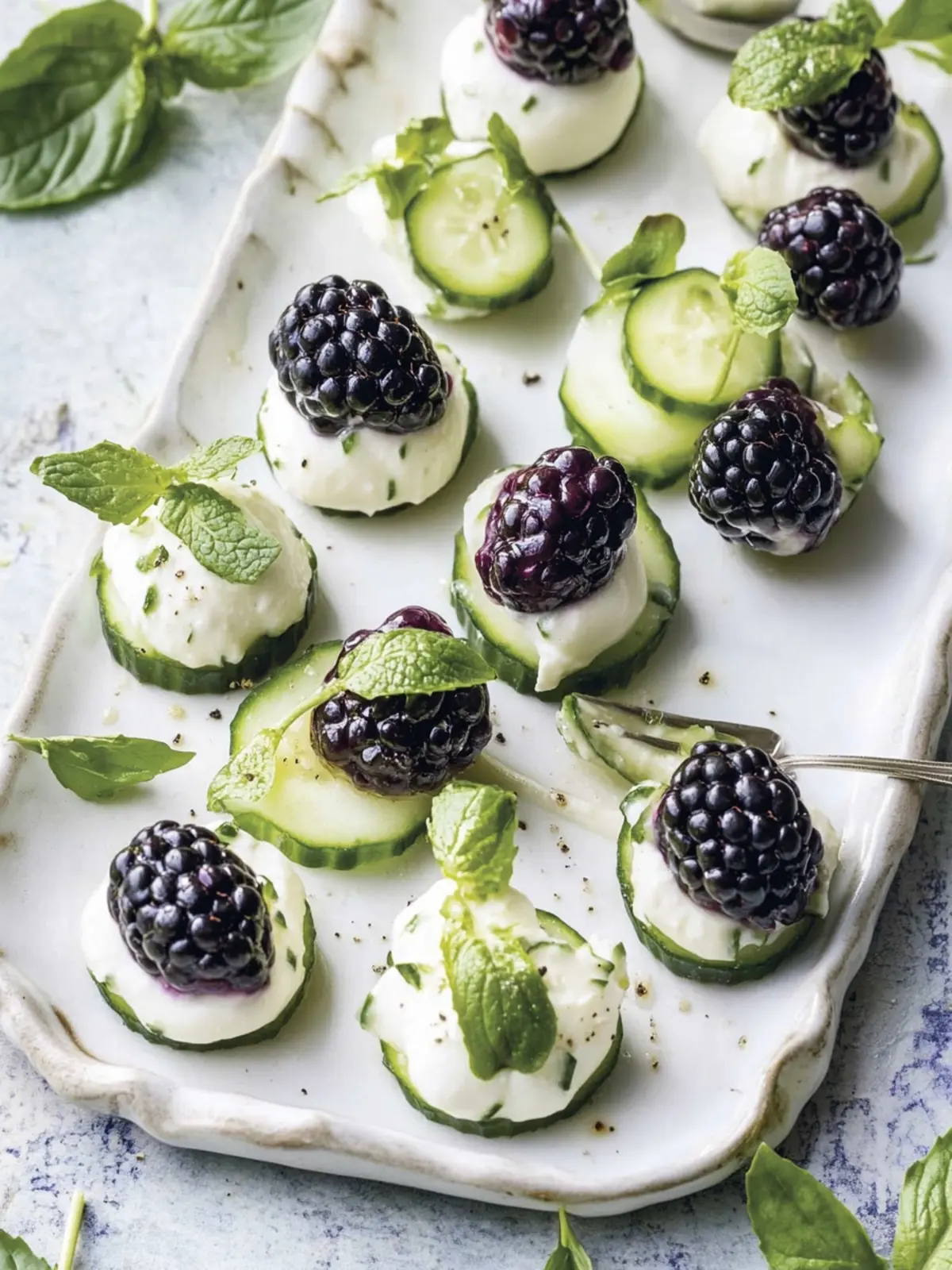 Blackberry-Cucumber Caprese Bites: Your Springtime Snack Upgrade 4 Blackberry-Cucumber Caprese Bites