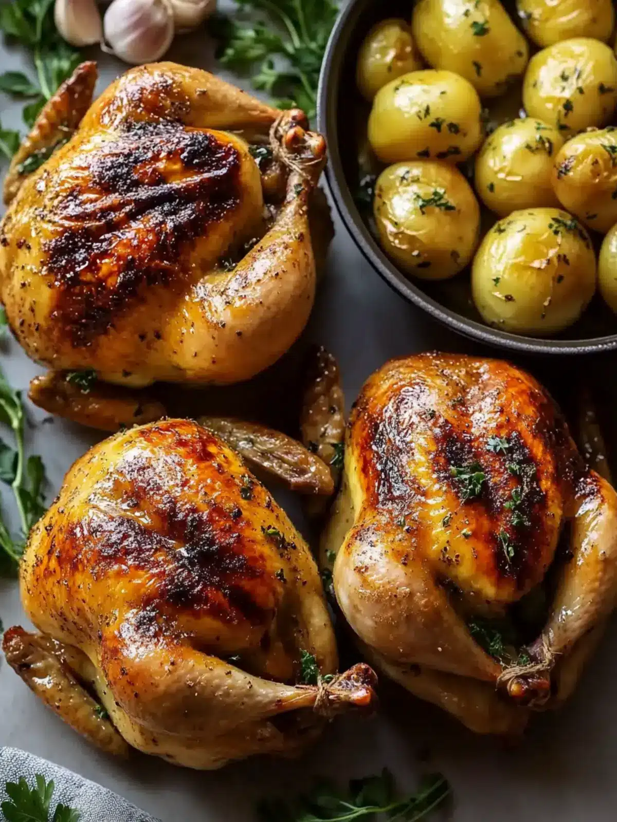 Roasted Cornish Hens in Oven for Juicy Flavor Packed Elegance 4 Roasted Cornish Hens in Oven