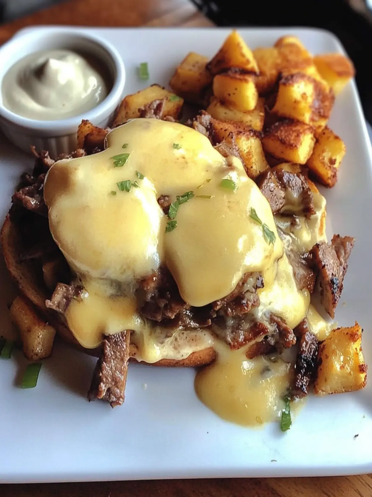 Cheesesteak Benedict: A Mouthwatering Breakfast Twist 2 Cheesesteak Benedict