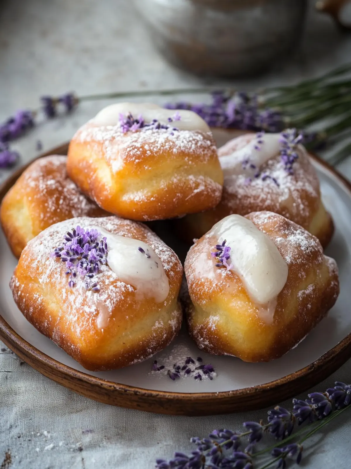 Indulge in Lavender Vanilla Bean French Beignets Today 3 Lavender Vanilla Bean French Beignets