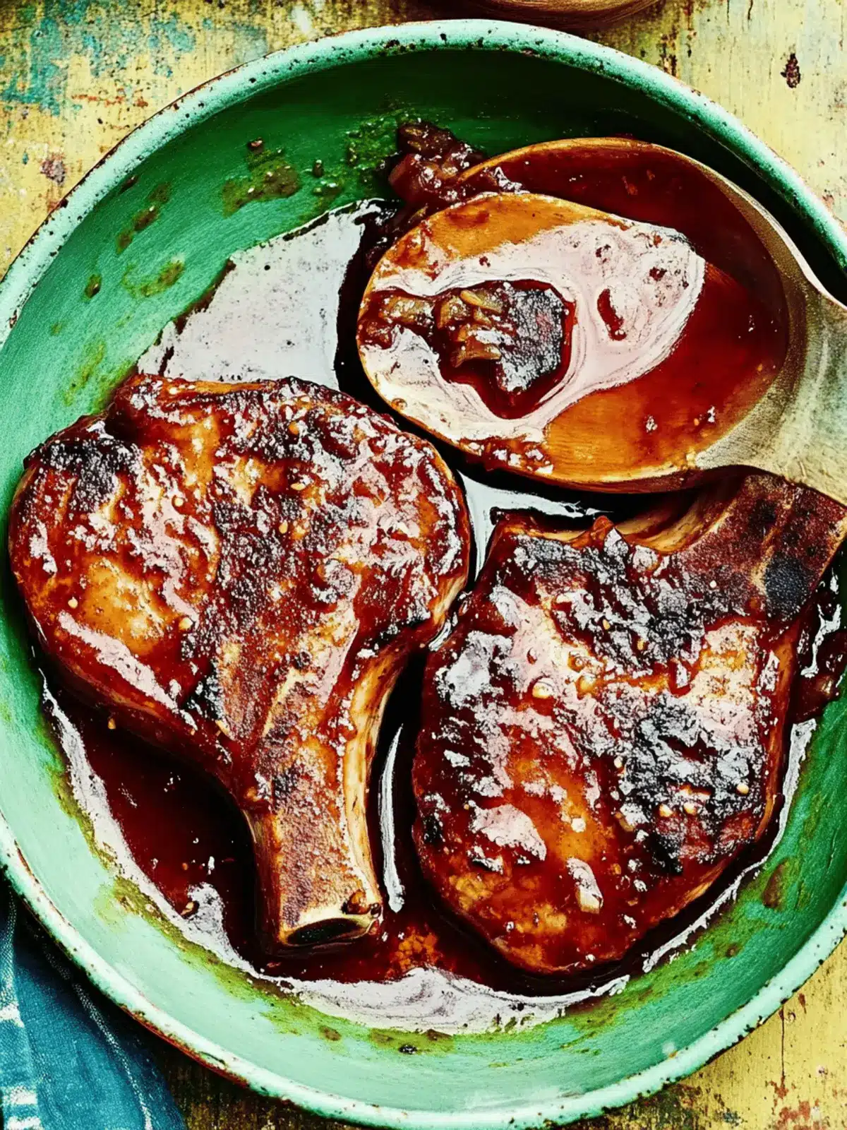 Sticky Maple-Glazed Pork Chops That Melt in Your Mouth 2 Sticky maple-glazed pork chops