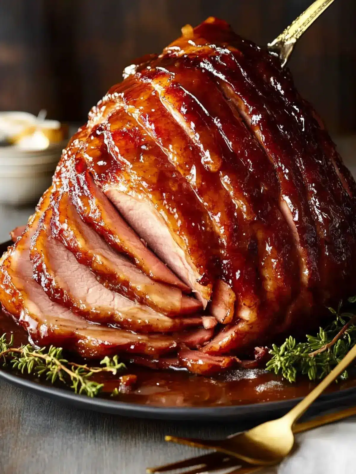 Brown Sugar Mustard Glazed Ham for Your Festive Table Delight 3 Brown Sugar Mustard Glazed Ham
