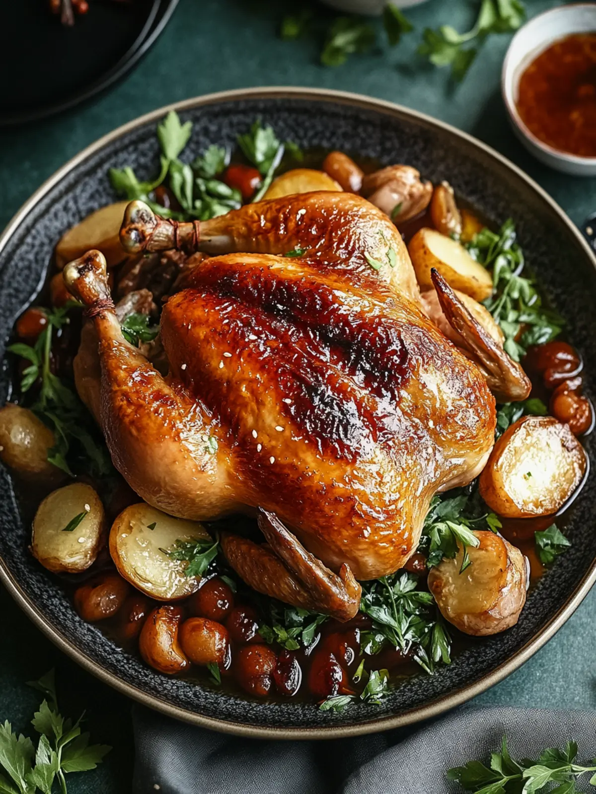 Savory Shandong Roast Chicken with Tangy Black Vinegar Twist 4 Shandong Roast Chicken