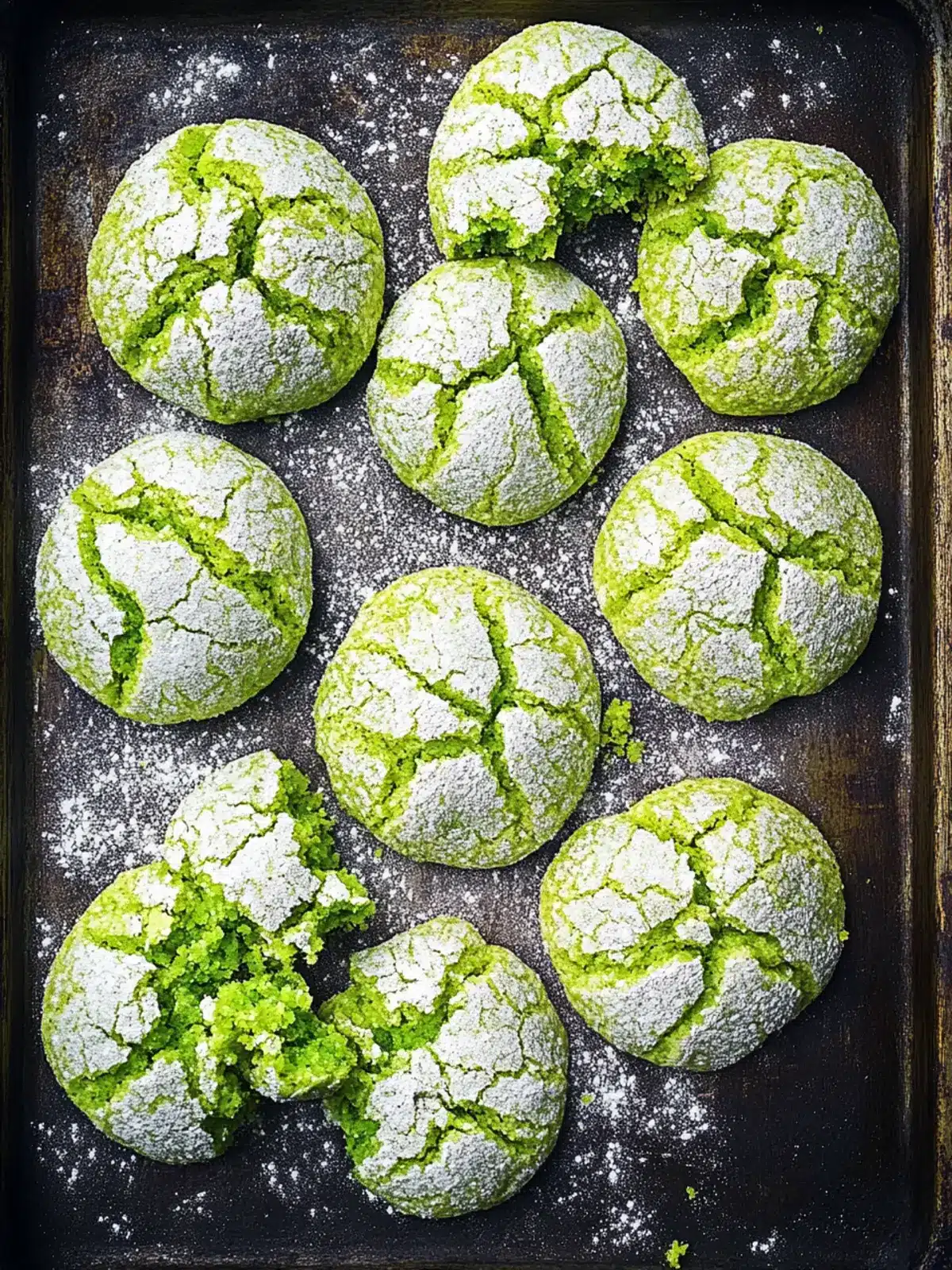 Buko Pandan Cookie Crinkles That Bring Tropical Joy Home 3 buko pandan cookie crinkles