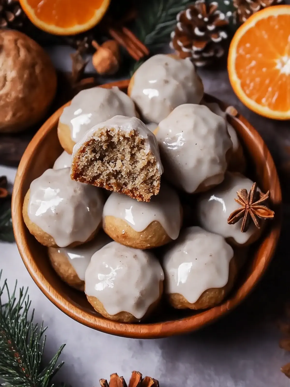 Soft Ginger Cookies with Orange Clove Glaze for Cozy Holidays 3 Soft Ginger Cookies with Orange Clove Glaze