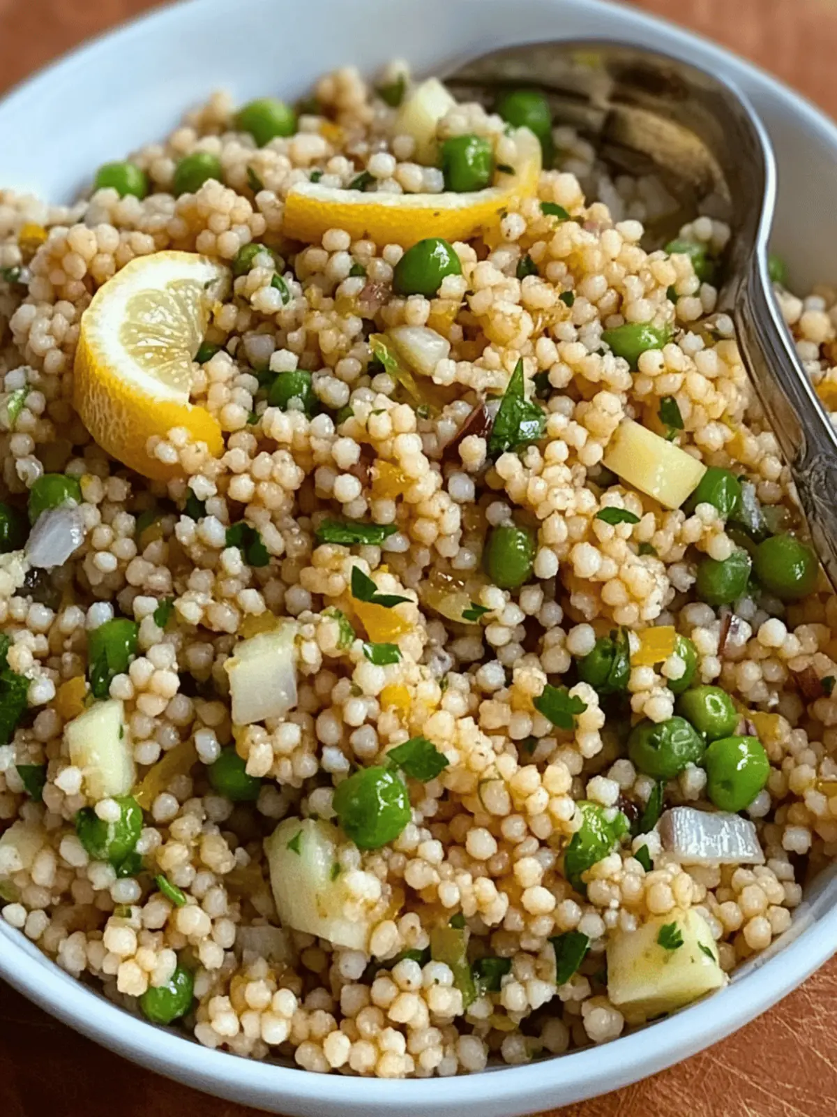 Caramelized Lemon Leek Couscous Salad for a Fresh Twist 3 Caramelized Lemon Leek Couscous Salad