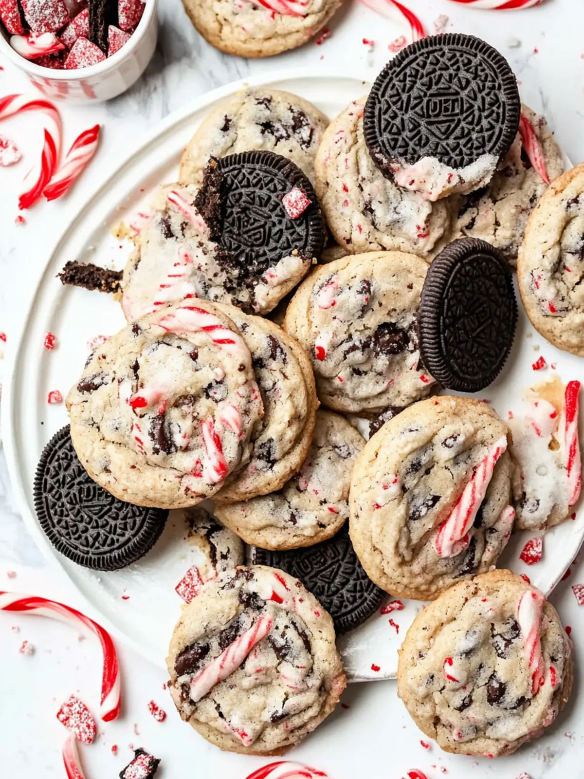 Irresistibly Chewy Peppermint Oreo Cookies for the Holidays 4 Peppermint Oreo Cookies