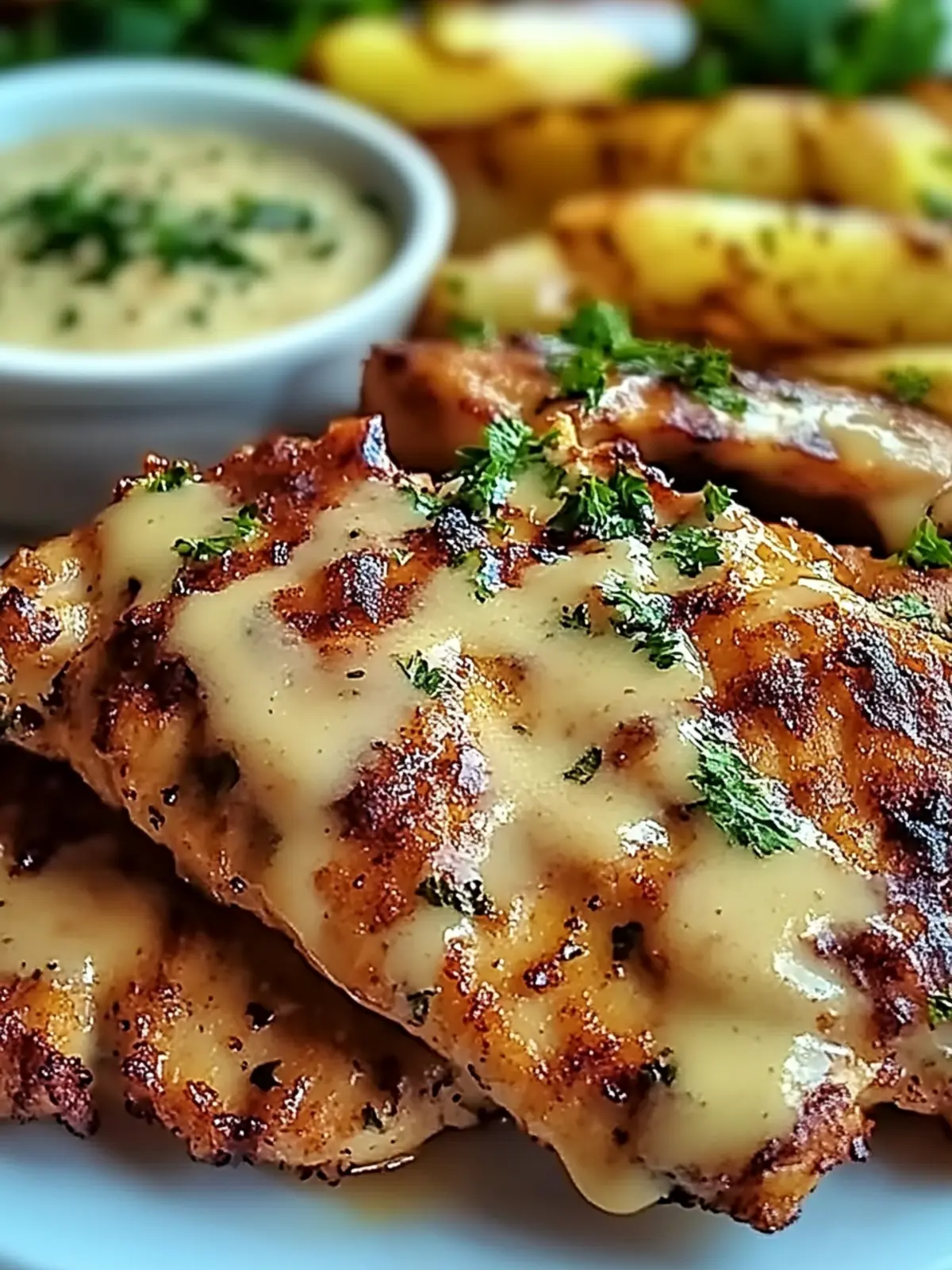 Mouthwatering Malibu Chicken with Creamy Mustard Sauce 2 Malibu Chicken