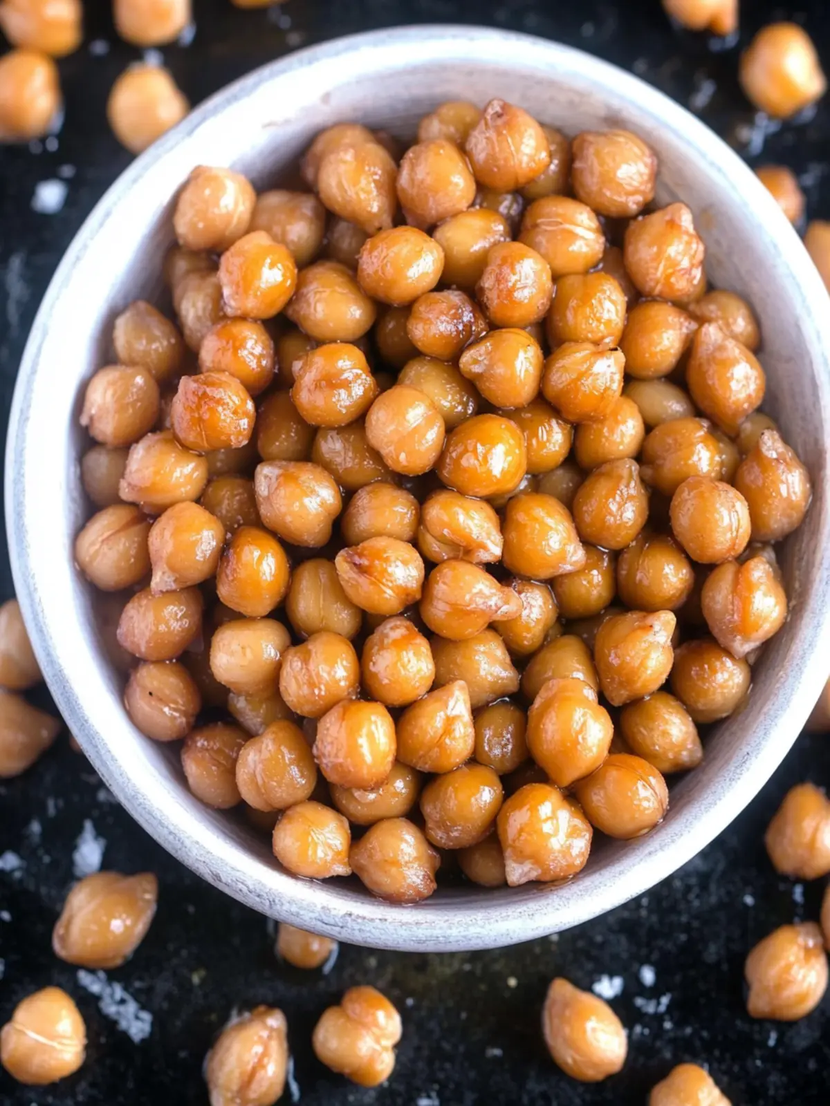 Savory Salt and Vinegar Roasted Chickpeas for Crunchy Snacking 2 Salt and Vinegar Roasted Chickpeas