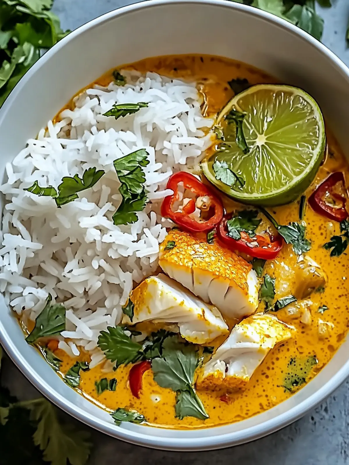 Easy Coconut Lime Fish Curry with Jasmine Rice That Wows 4 Easy Coconut Lime Fish Curry with Jasmine Rice
