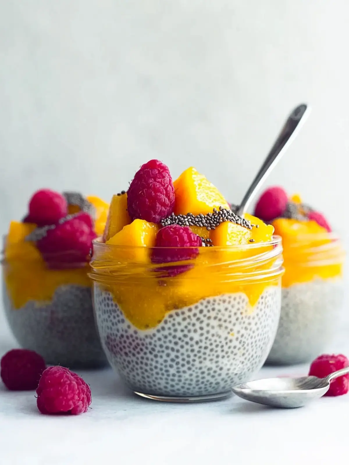 Creamy Mango Chia Pudding: A Refreshing Vegan Delight 4 Mango Chia Pudding