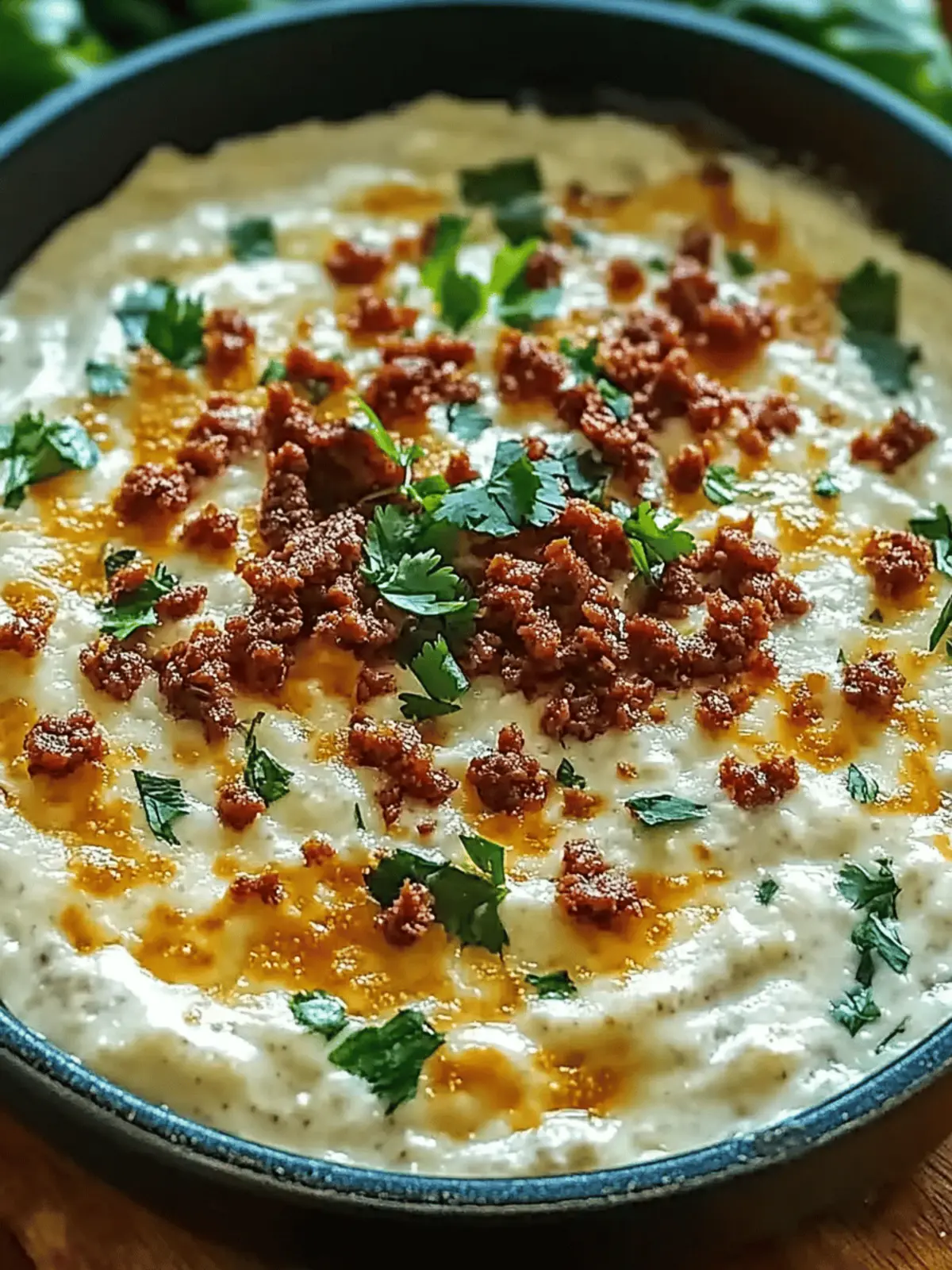 Irresistible Creamy Queso Blanco Dip with Chorizo Delight 4 Creamy Queso Blanco Dip with Chorizo