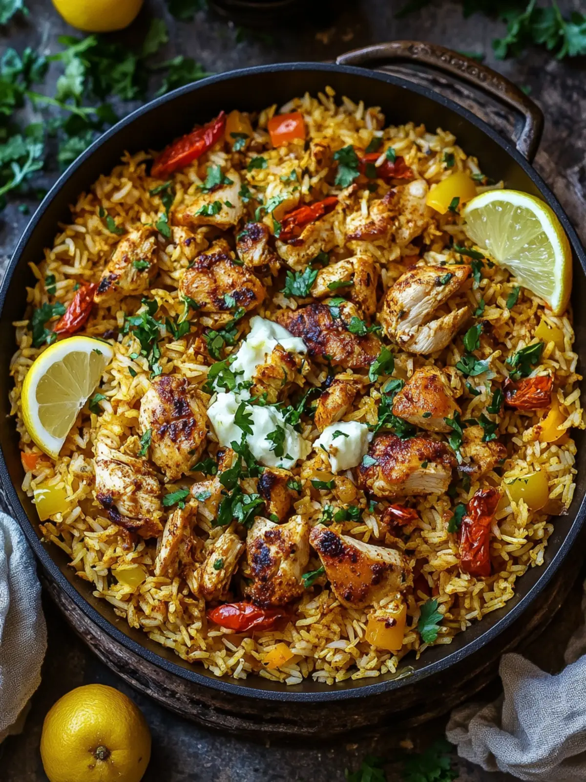 One Pot Chicken Shawarma Rice: Effortlessly Delicious Dinner! 3 One Pot Chicken Shawarma Rice