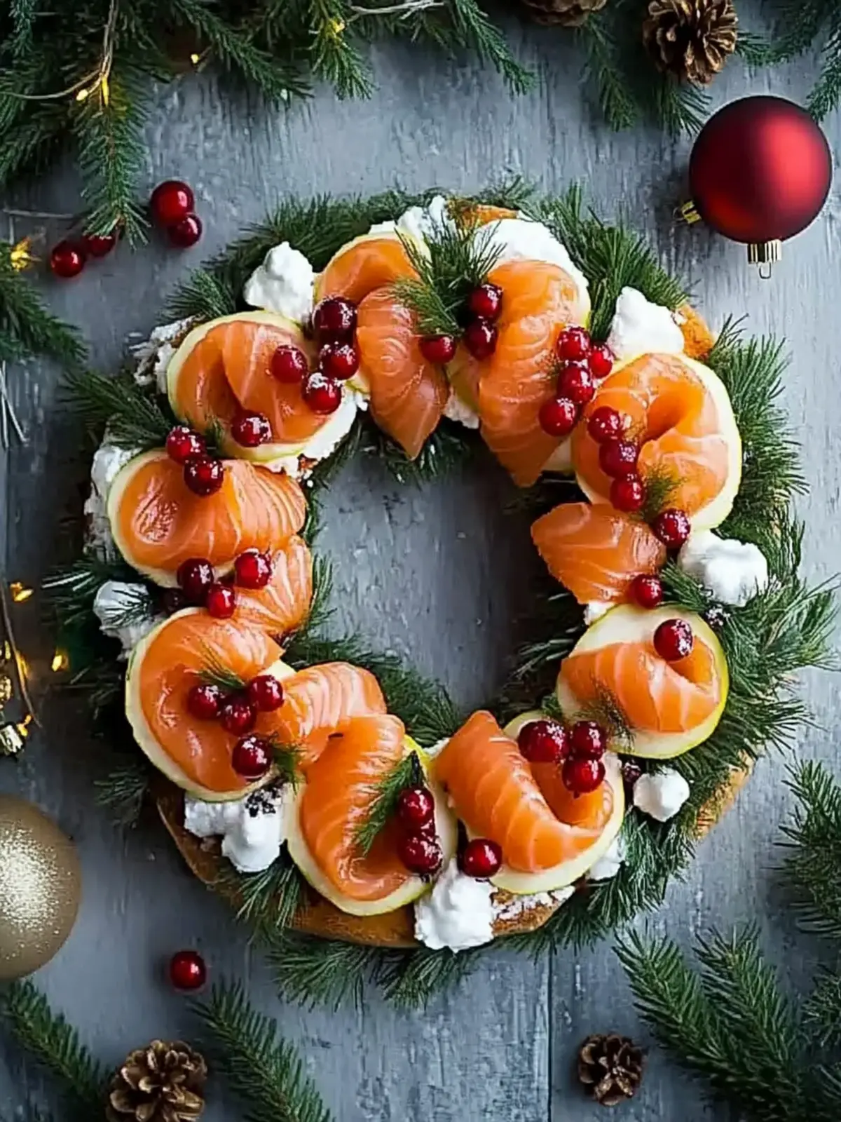 Christmas Smoked Salmon Bruschetta Wreath: Wow Your Guests 3 Christmas Smoked Salmon Bruschetta Wreath: A Show-Stopping Holiday Appetizer