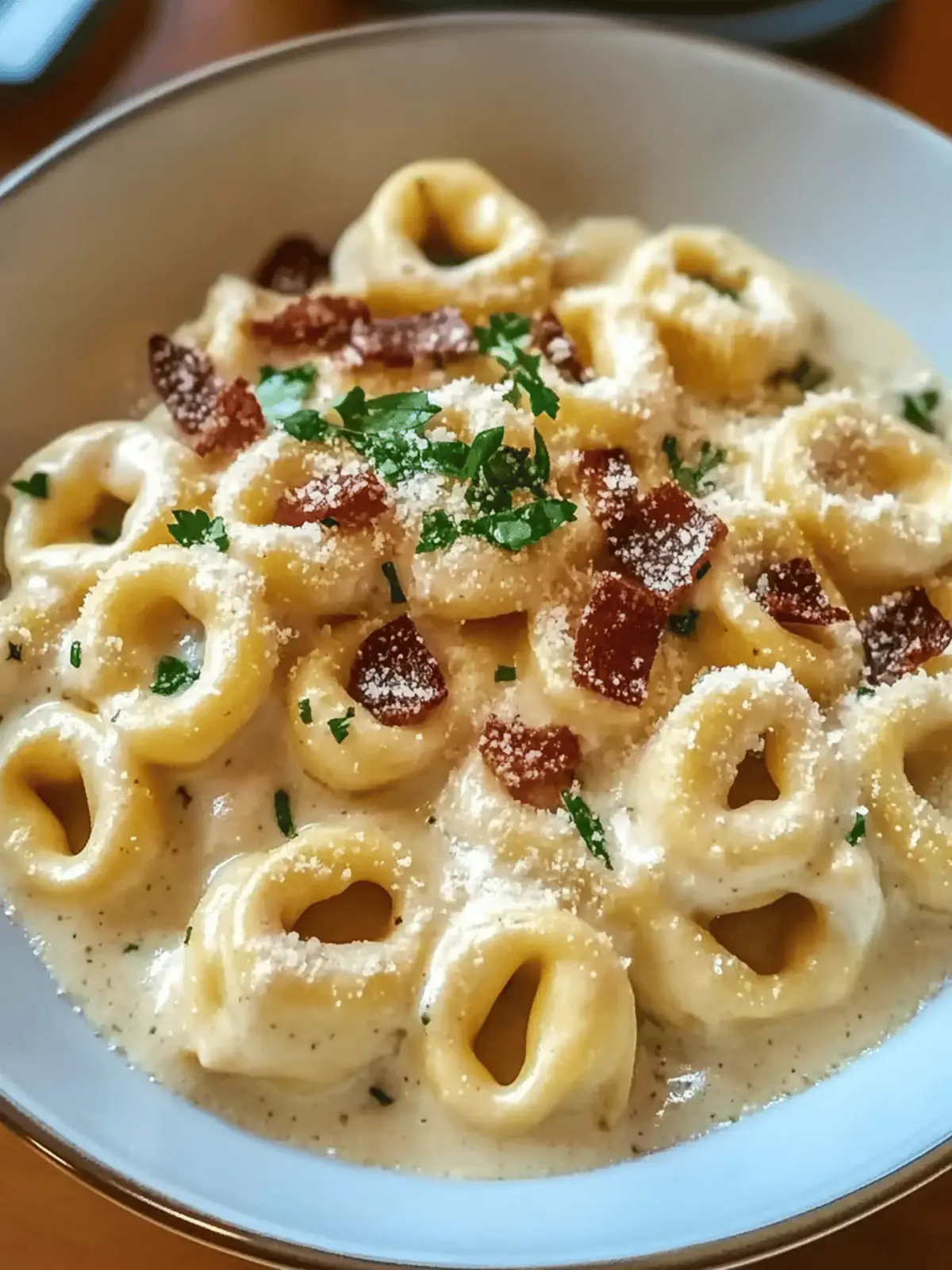 Creamy Tortellini Carbonara Recipe You ll Love in 30 Minutes 3 Creamy Tortellini Carbonara Recipe