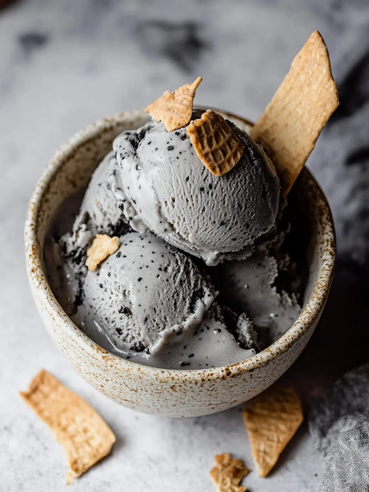 Toasted Black Sesame Ice Cream: A Creamy Summer Delight 4 Toasted Black Sesame Ice Cream