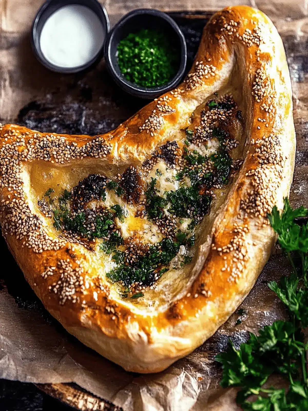 Irresistible Sesame Gouda Khachapuri for Cheesy Comfort 2 Sesame Gouda Khachapuri.