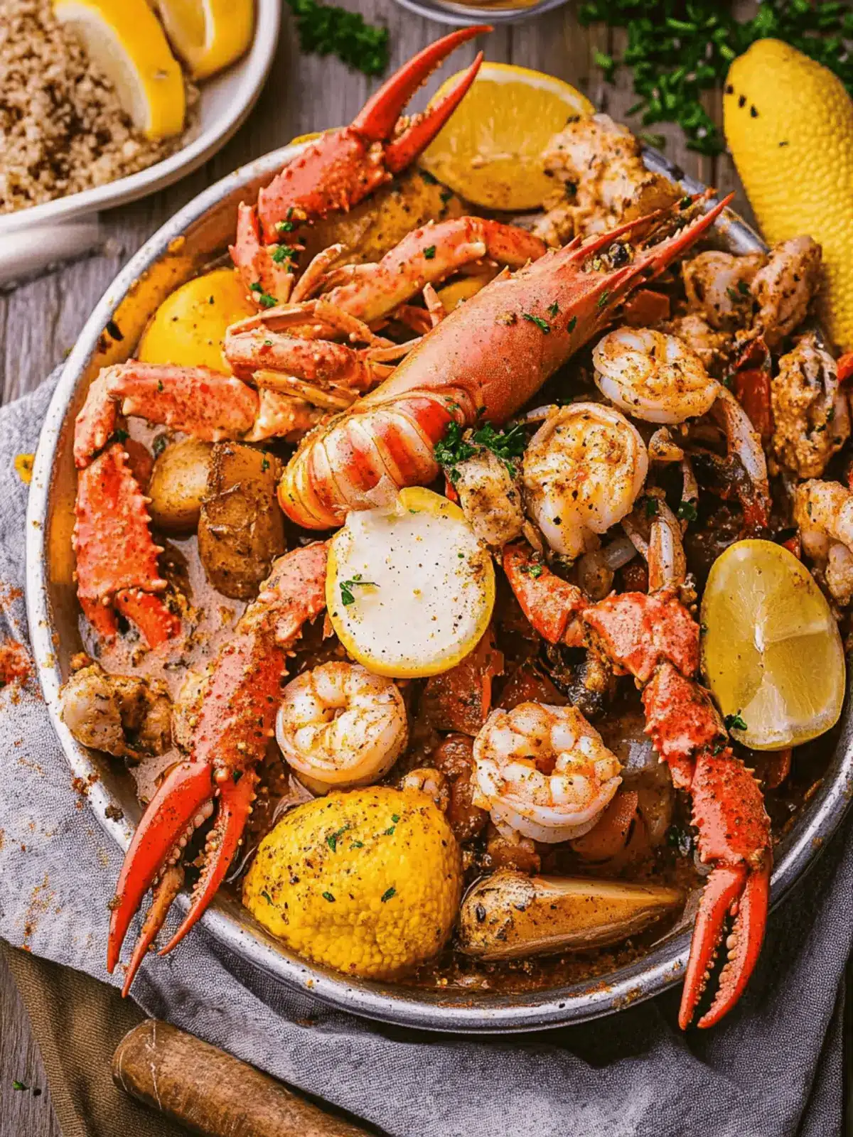 Cajun Seafood Boil with Garlic Butter Sauce for Flavor Lovers 4 Cajun Seafood Boil with Garlic Butter Sauce