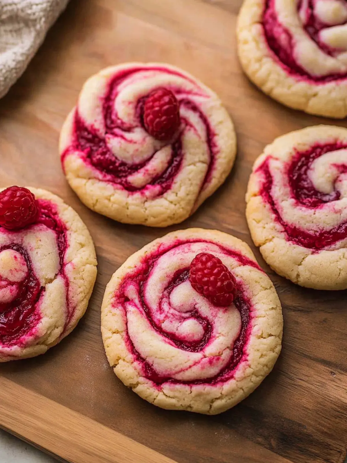 Raspberry Swirl Cookies with Buttery Shortbread Bliss 3 Raspberry Swirl Cookies with Butter Shortbread