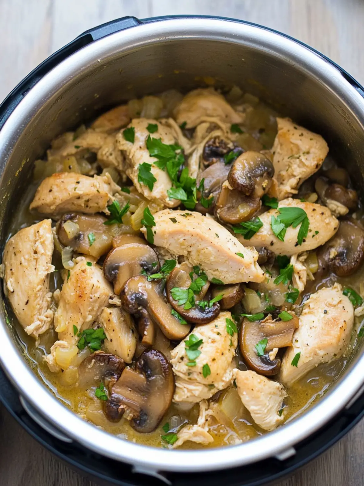 Savory Instant Pot Chicken and Mushrooms Ready in 30 Minutes 4 Instant Pot Chicken and Mushrooms
