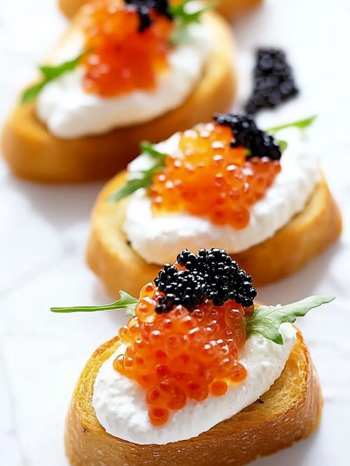 Crostini Delight: Easy Smoked Salmon and Caviar Perfection 4 Crostini