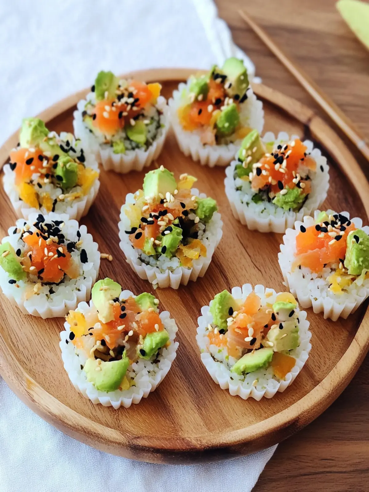 Flavor-Packed Sushi Cups: Easy No-Bake Delight at Home 4 Sushi Cups