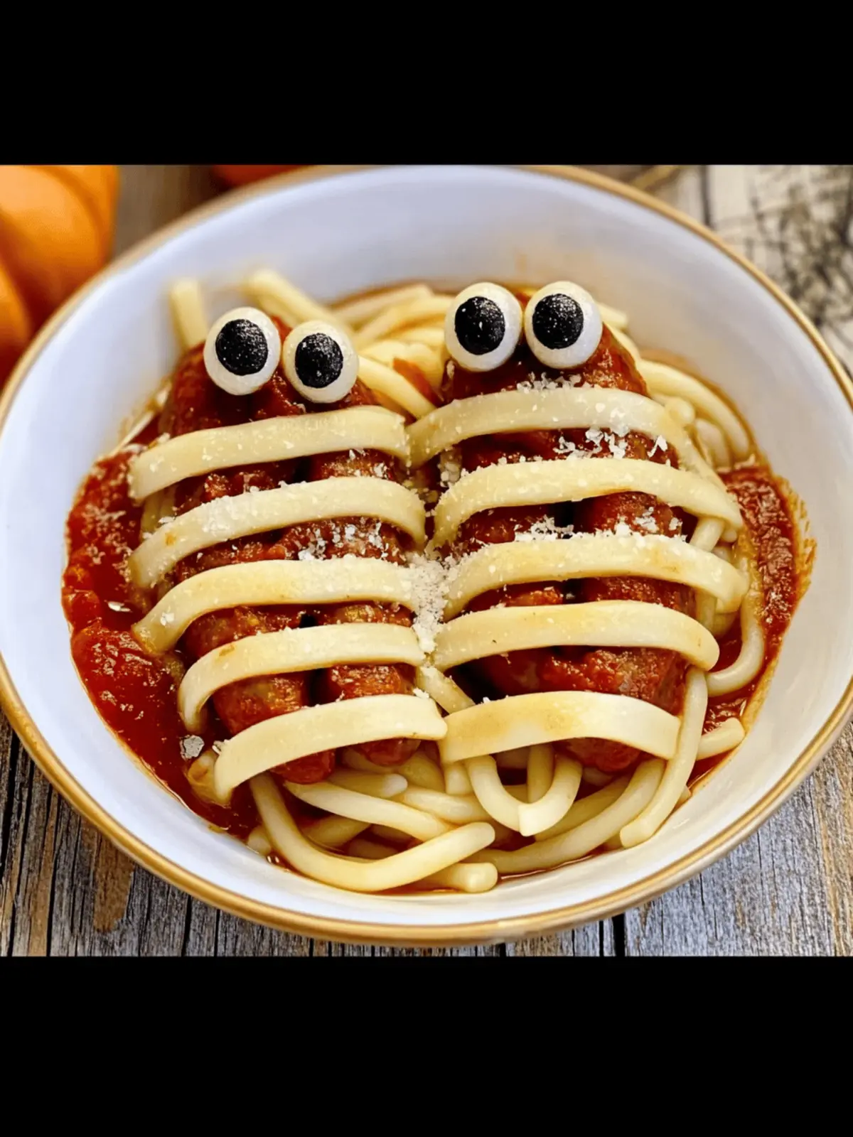 Spooky Halloween Italian Mummy Sausages with Bucatini Delight 2 Halloween Italian Mummy Sausages with Bucatini