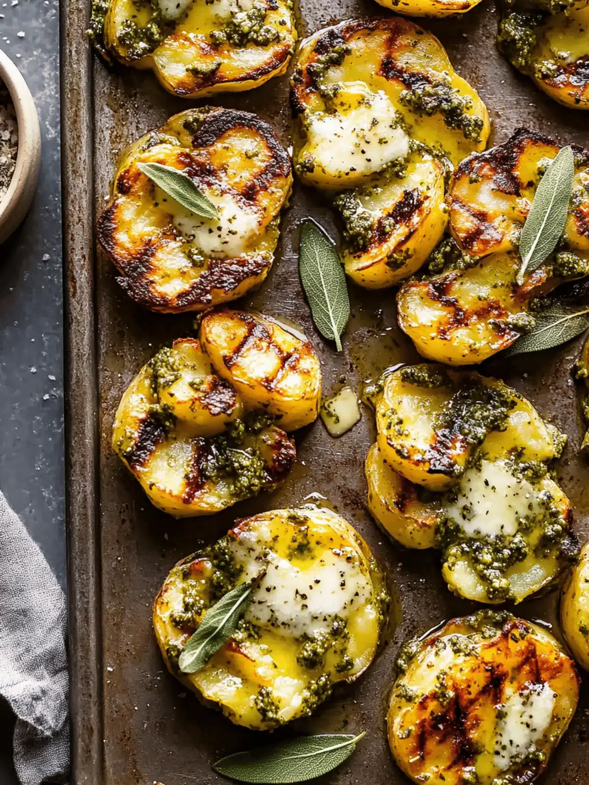 Irresistible Smashed Potatoes with Sage Pesto You ll Love 4 Smashed potatoes with sage pesto