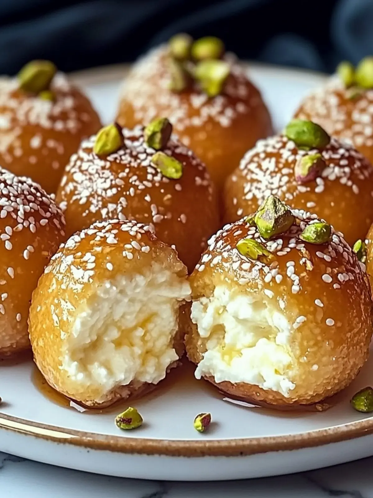 Ricotta Pistachio Honey Bites: A Delightful Sweet Escape 4 Ricotta Pistachio Honey Bites