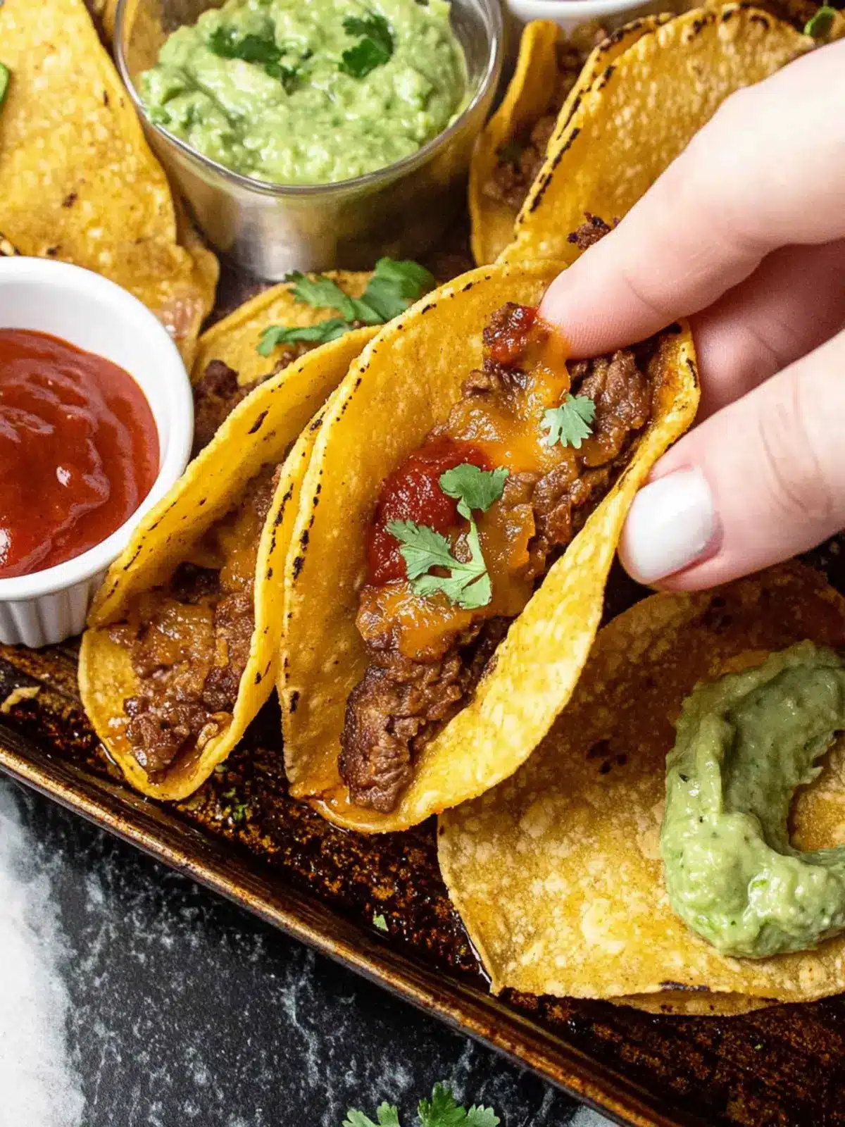 Crispy Baked Beef Tacos: Easy Tex-Mex Joy in 35 Minutes 3 Crispy Baked Beef Tacos