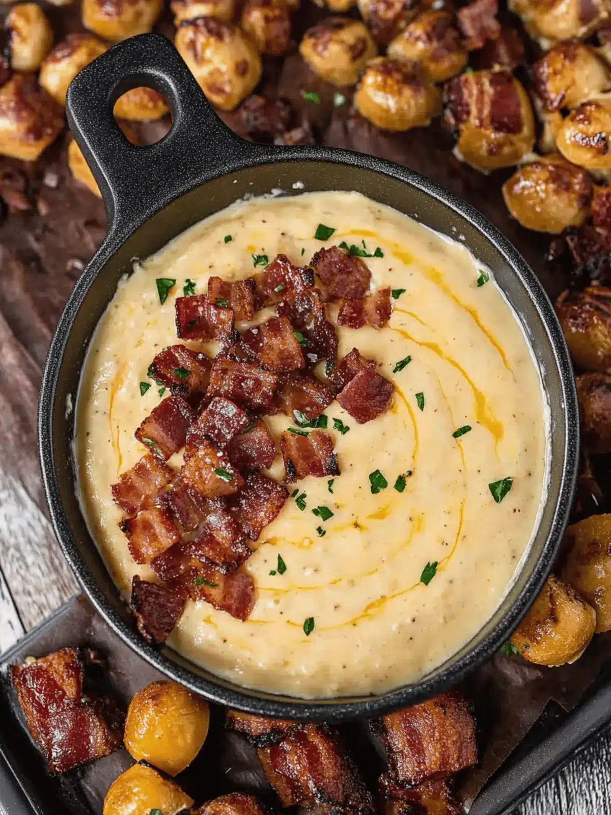 Irresistible Beer Cheese Dip with Bacon for Game Day Fun 3 Beer Cheese Dip with Bacon