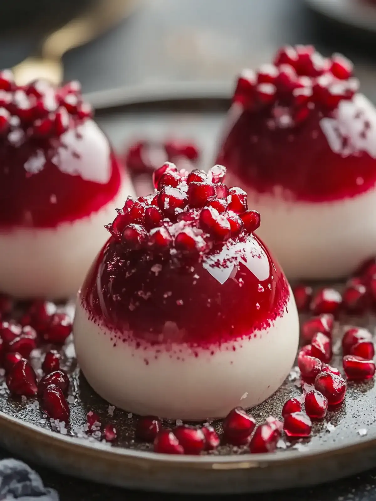 Decadent Glossy Pomegranate Mousse Domes You Must Try! 4 Glossy Pomegranate Mousse Domes