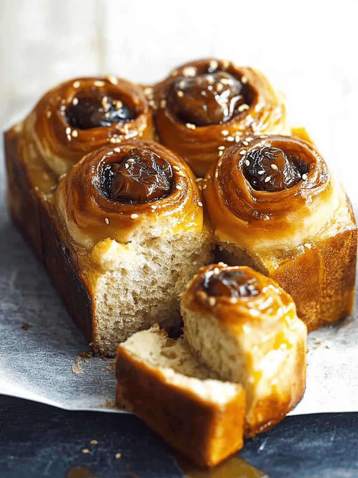 Irresistible Burnt Butter Sesame Date Buns for Your Sweet Cravings 2 burnt butter sesame date buns