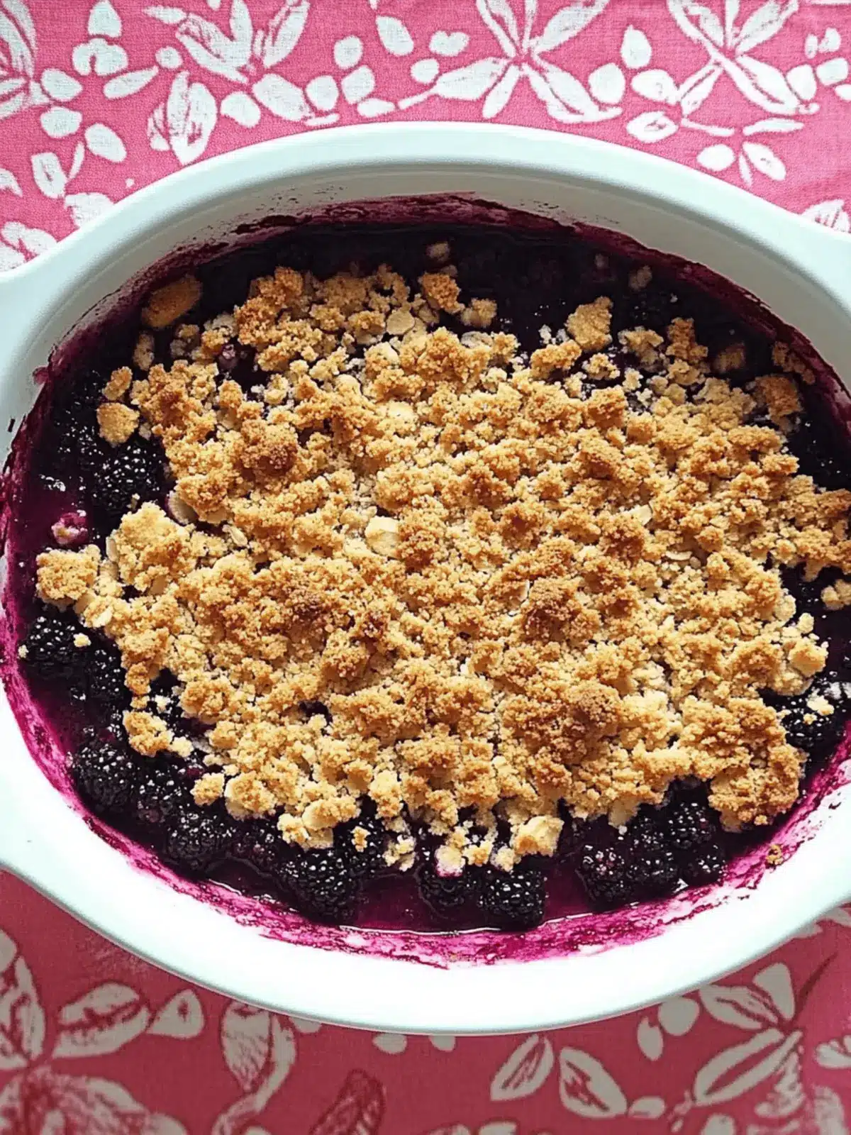 Irresistible Blackberry Crisp Recipe That'll Wow Your Tastebuds 2 Blackberry Crisp