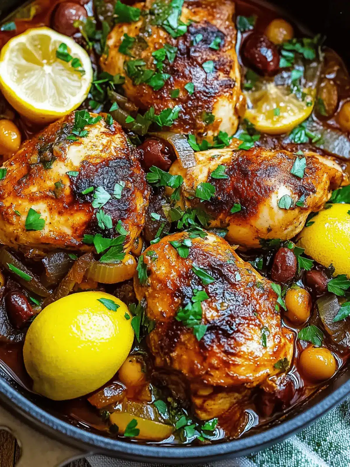 One-Pot Moroccan Chicken: A Flavor Adventure Awaits! 2 Moroccan Chicken