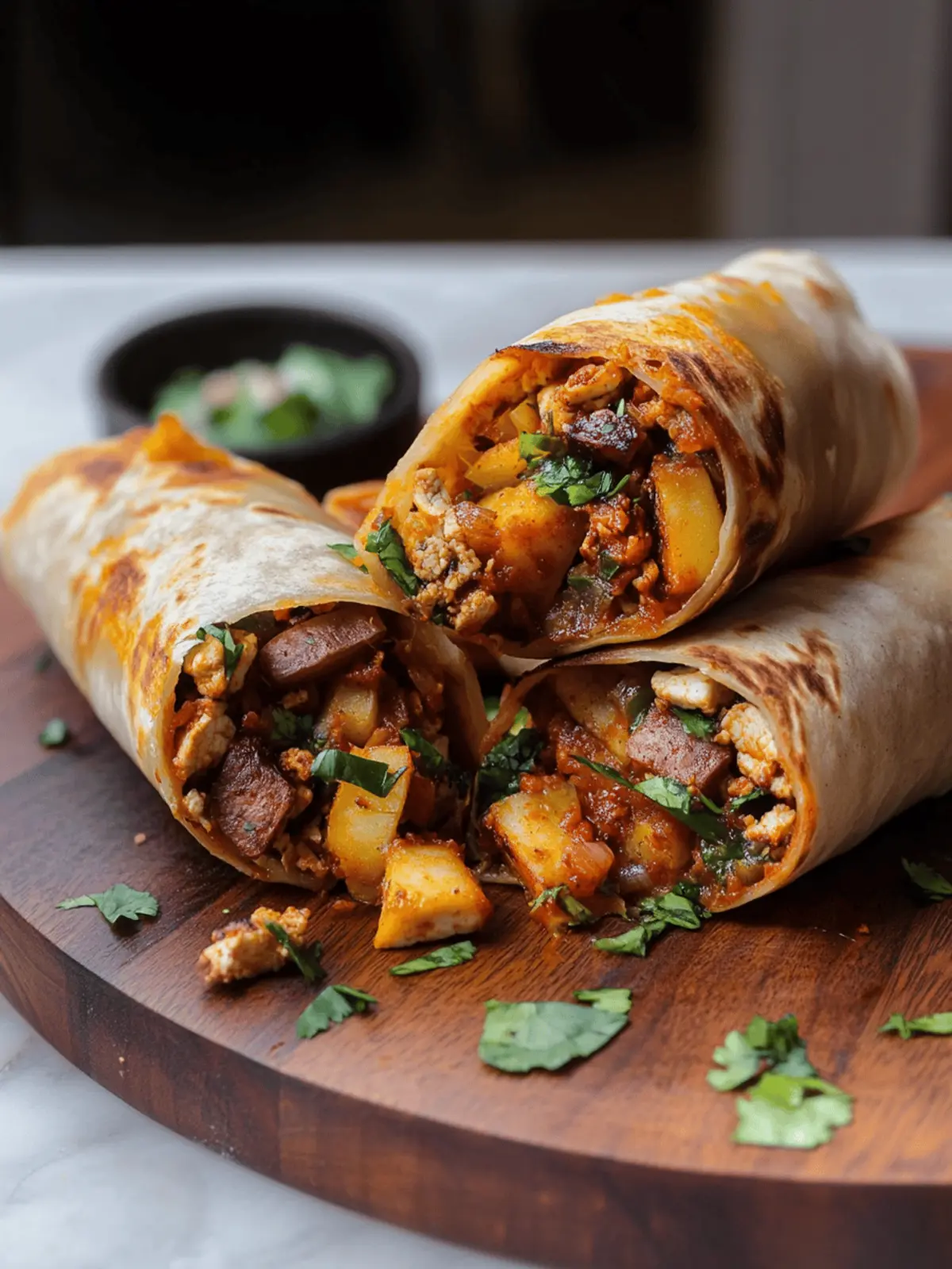 Crispy Tofu Burritos with Spicy Potatoes for Ultimate Flavor 2 Crispy Tofu Burritos with Spicy Potatoes