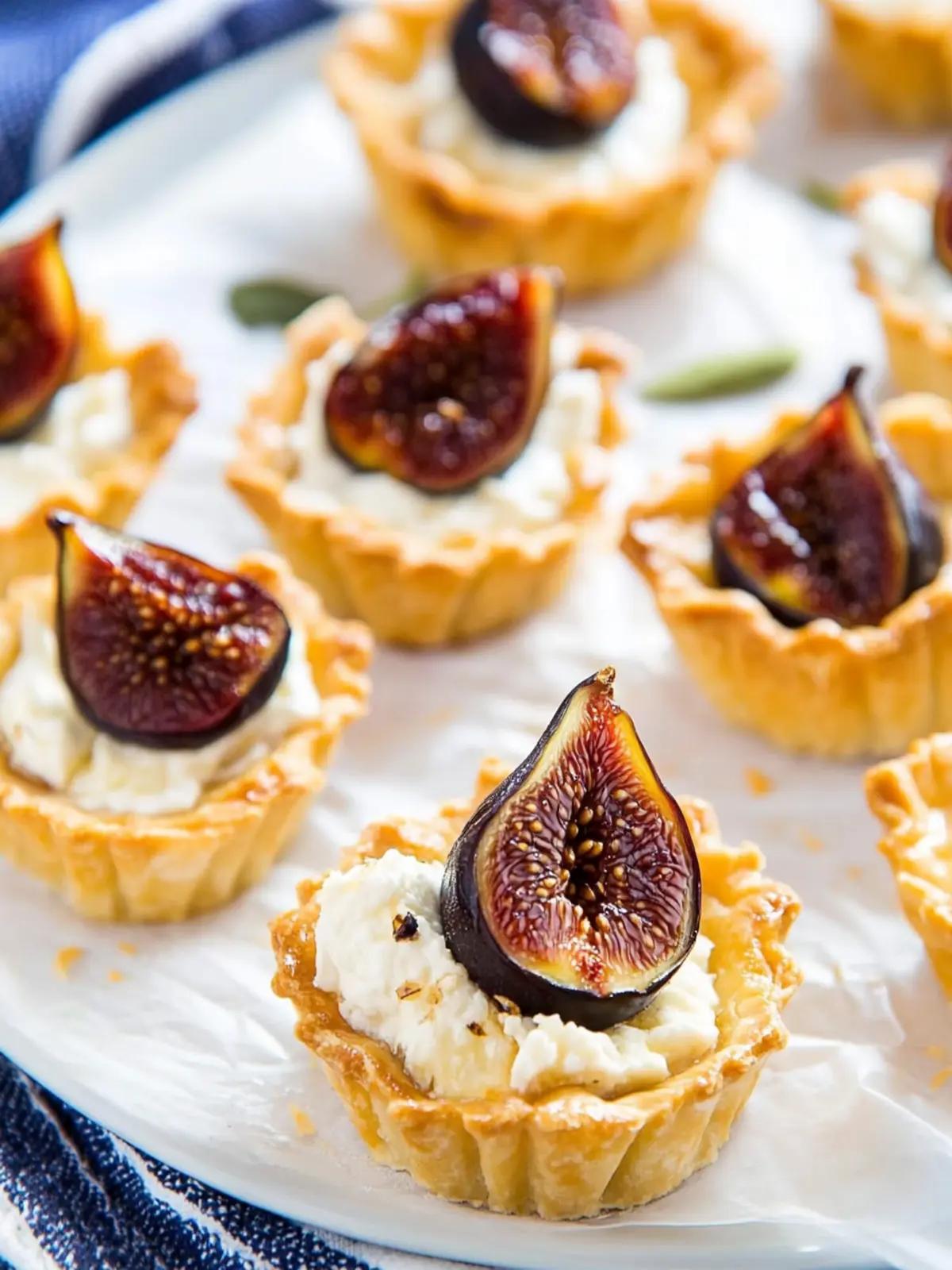 Irresistible Goat Cheese and Roasted Fig Tartlet Recipe 4 Goat Cheese and Roasted Fig Tartlet