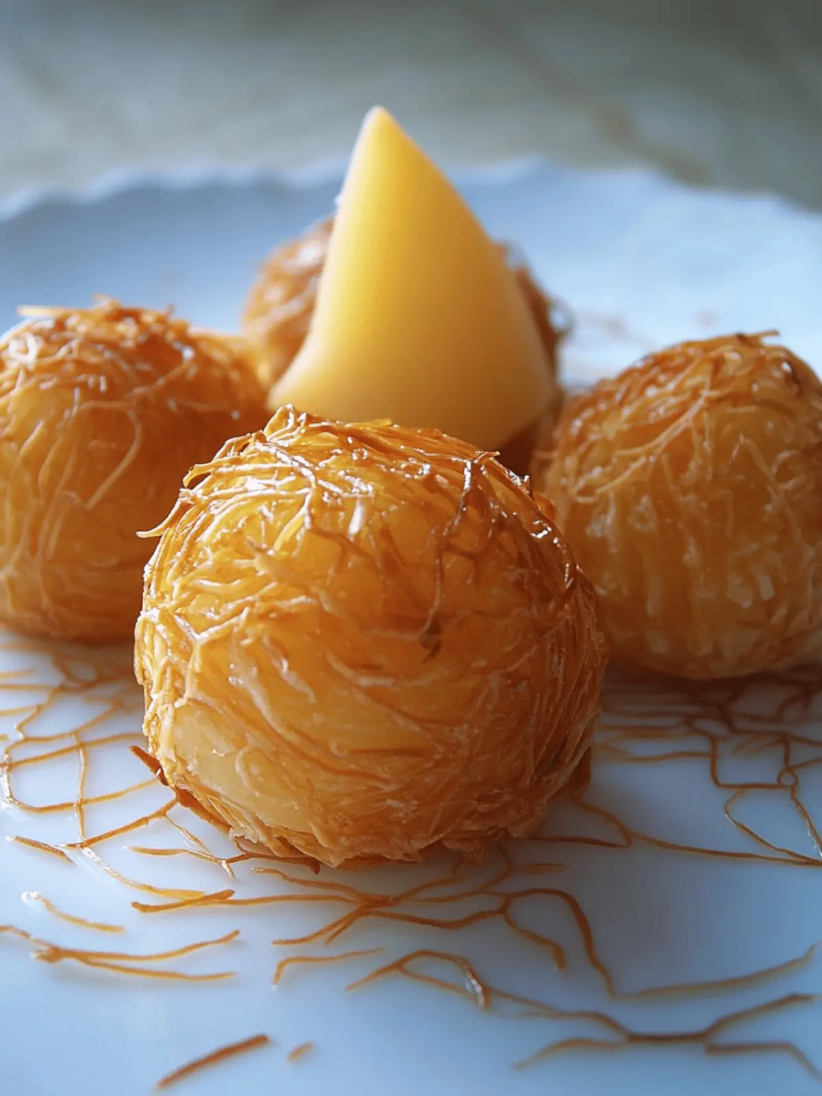 Savory Kataifi Balls with Cheese: Crunchy Cheese Delights 2 Savory Kataifi Balls with Cheese