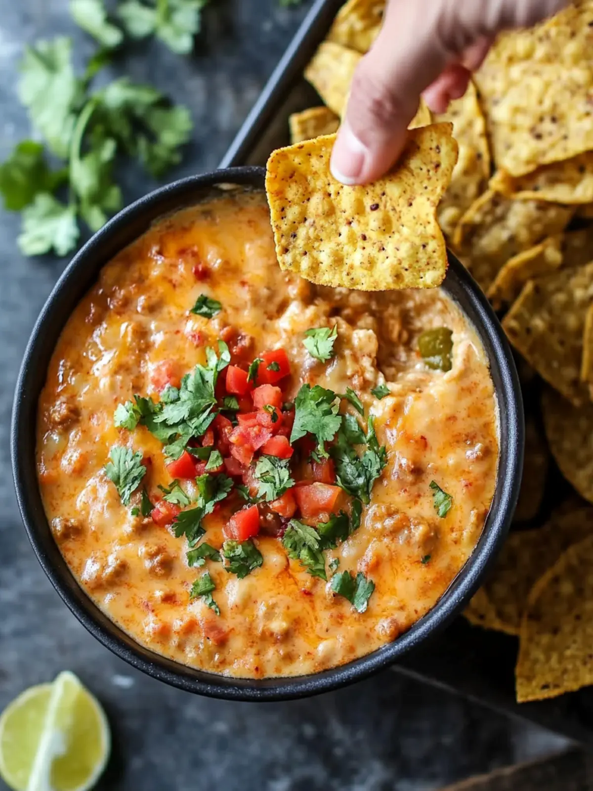 Creamy Whole30 Chili Con Queso Dip You ll Crave Every Game Night 3 Whole30 Chili Con Queso Dip