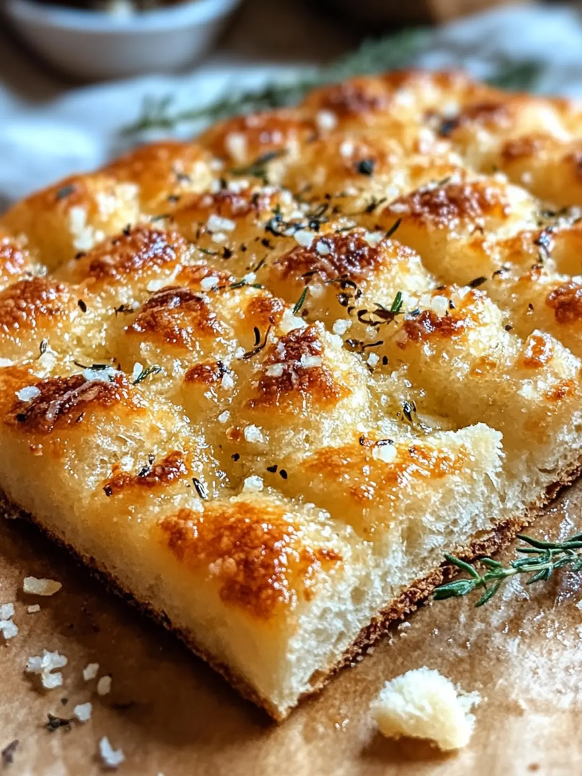 Crispy and Cheesy Garlic Parmesan Focaccia Your New Favorite Bread 4 Crispy and Cheesy Garlic Parmesan Focaccia