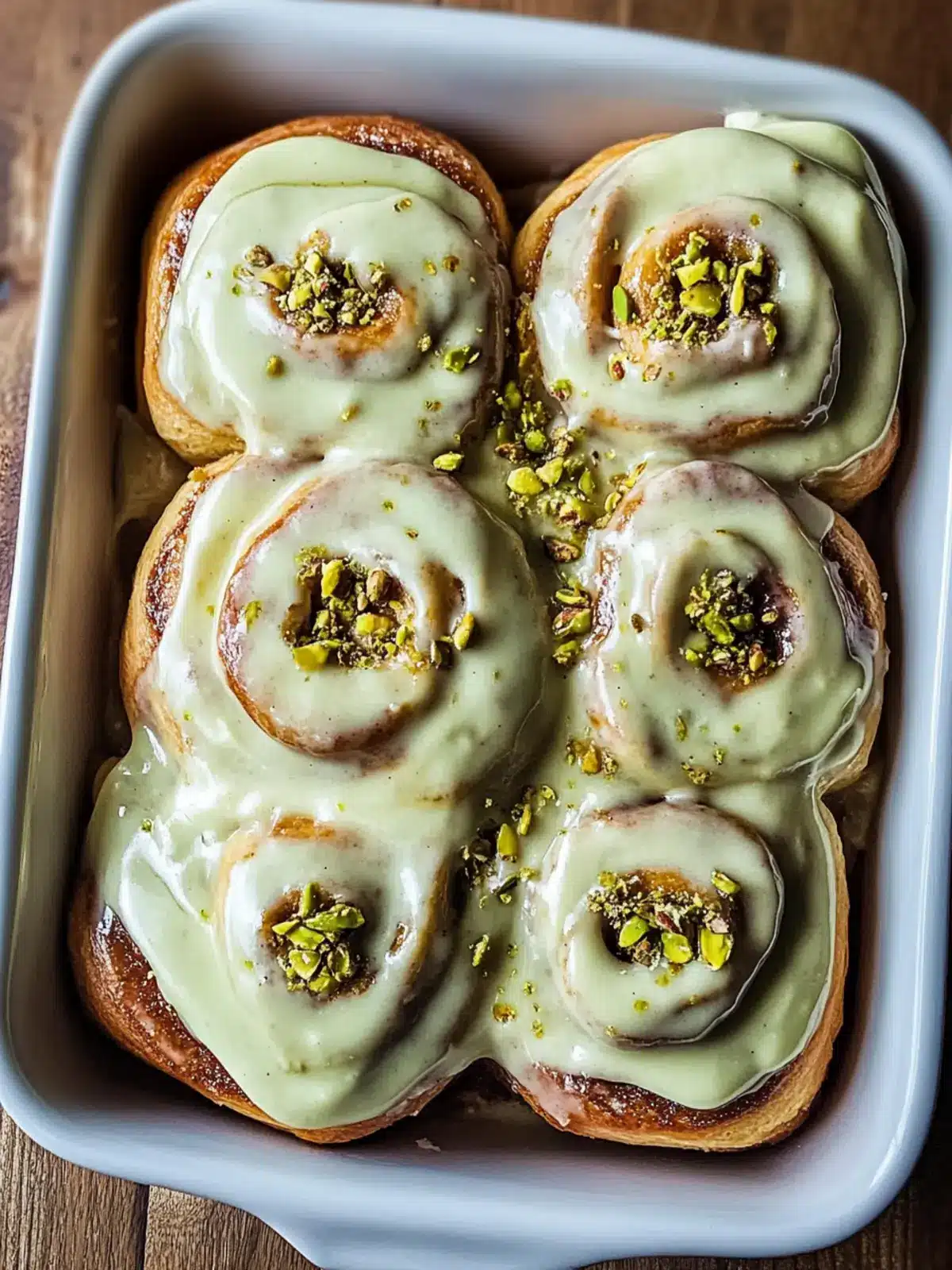 Small Batch Pistachio Cream Cinnamon Rolls to Indulge Your Mornings 2 Small Batch Pistachio Cream Cinnamon Rolls